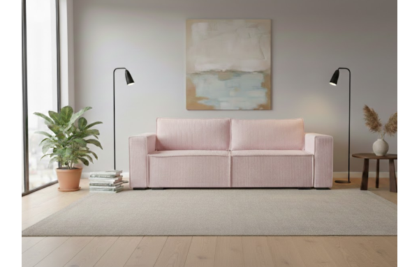 Sofa Smart lincoln 61 na sprężynach z funkcją spania i pojemnikiem